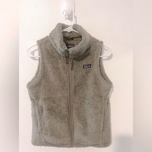Womens Patagonia vest light green Los Gatos